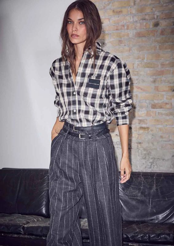 Haute L'Amitié Early Haute Check Shirt Black Check Haute L'Amitié Early Haute Check Shirt Black Check