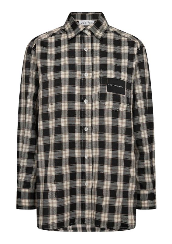 Haute L'Amitié Early Haute Check Shirt Black Check
