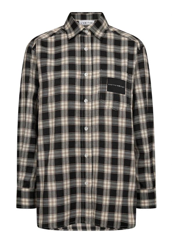 Haute L'Amitié Early Haute Check Shirt Black Check