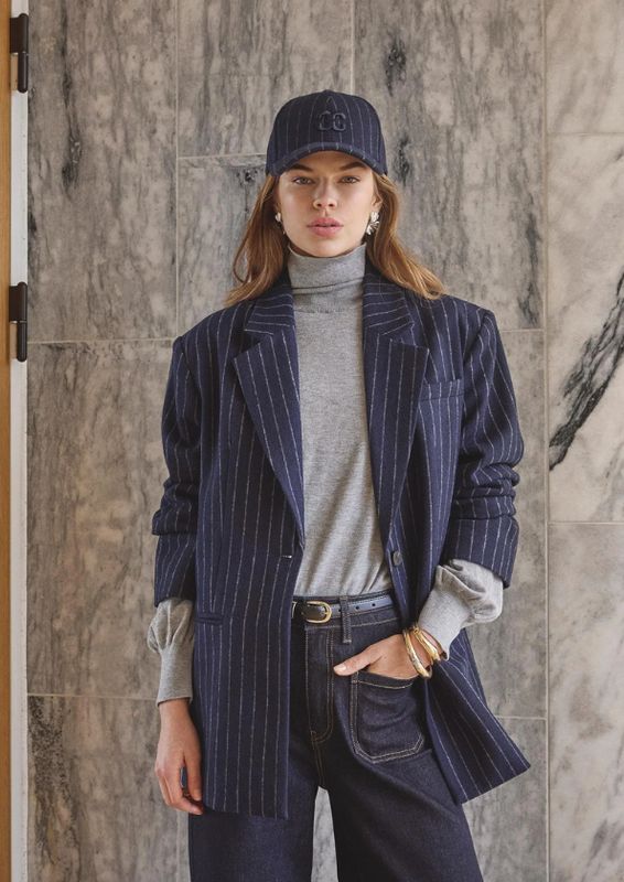 Co'Couture NaidaCC Pin Cap Navy Co'Couture NaidaCC Pin Cap Navy