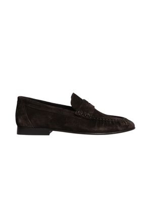 Posa Penny Loafer Wrinkle Suede Dark brown Posa Penny Loafer Wrinkle Suede Dark brown