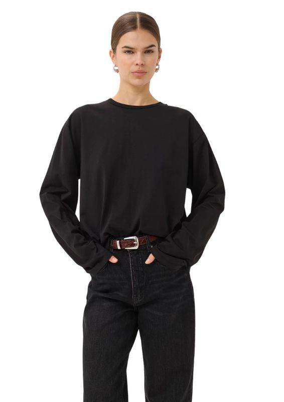 Gestuz GZtima T-shirt met lange mouwen Black