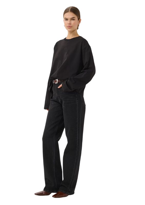Gestuz GZtima T-shirt met lange mouwen Black