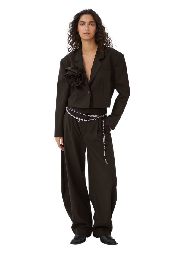 Gestuz GZcallia Barrel broek Ganache Brown Gestuz GZcallia Barrel broek Ganache Brown