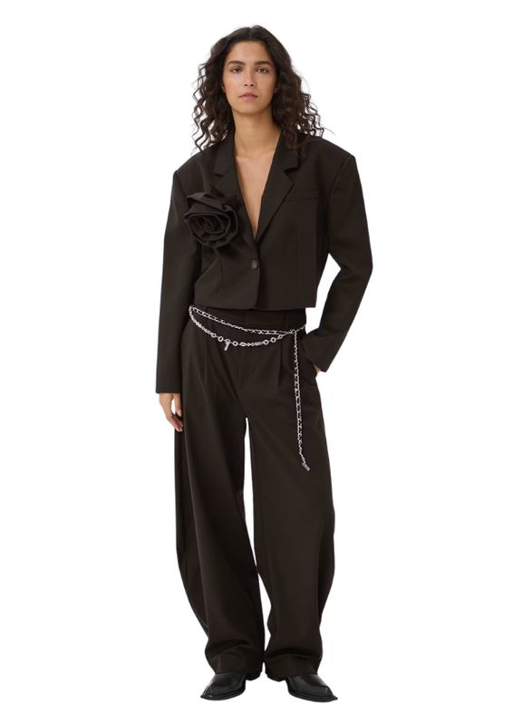 Gestuz GZcallia Barrel broek Ganache Brown