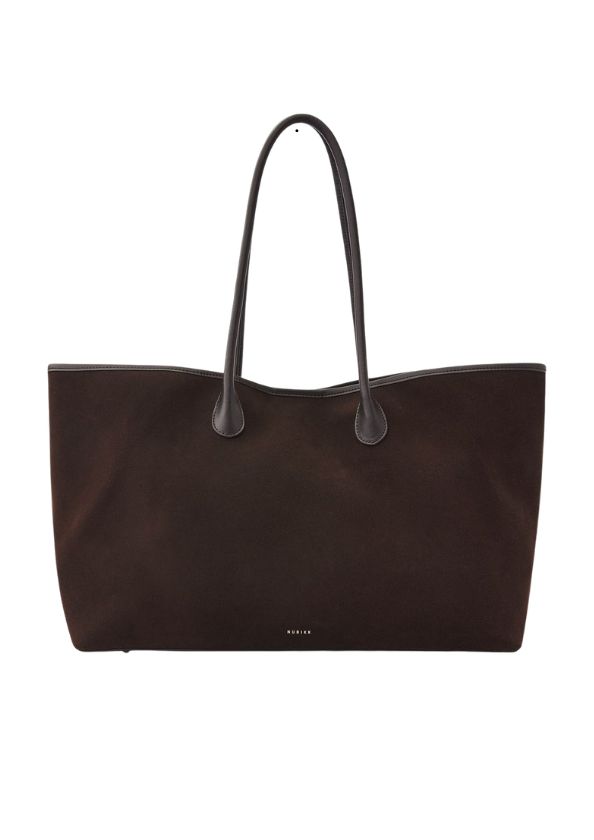 Nubikk Kiki Bag Donkerbruine Suède Tas voor Dames