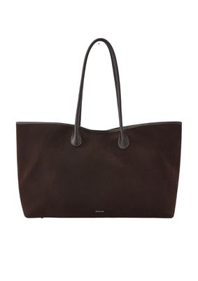 Nubikk Kiki Bag Donkerbruine Suède Tas voor Dames
