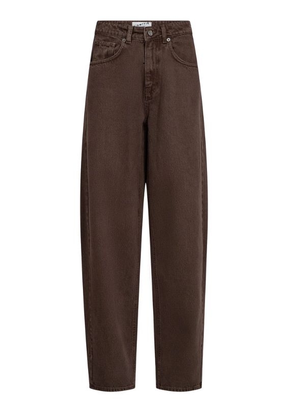 Haute L'Amitié Uni Mid Rise Tall Jeans Mocca