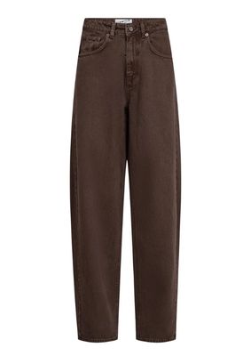 Haute L'Amitié Uni Mid Rise Tall Jeans Mocca