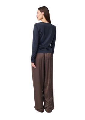 Knit-ted Zoe Top Night Blue