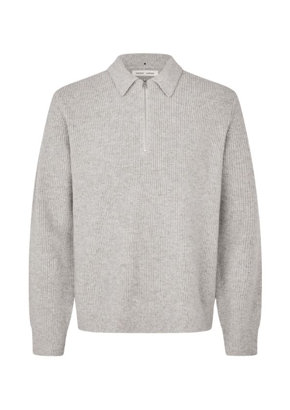 Samsoe Samsoe Saisaks HZ Polo 15010 Grey Melange Samsoe Samsoe Saisaks HZ Polo 15010 Grey Melange