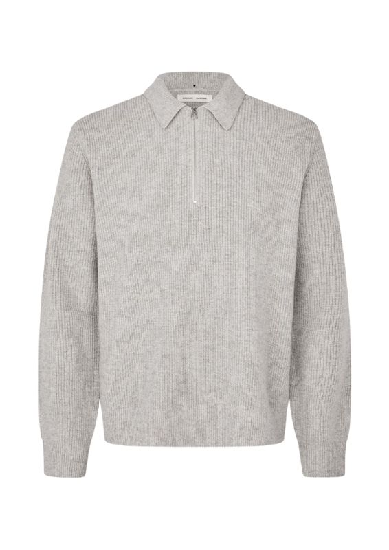 Samsoe Samsoe Saisaks HZ Polo 15010 Grey Melange