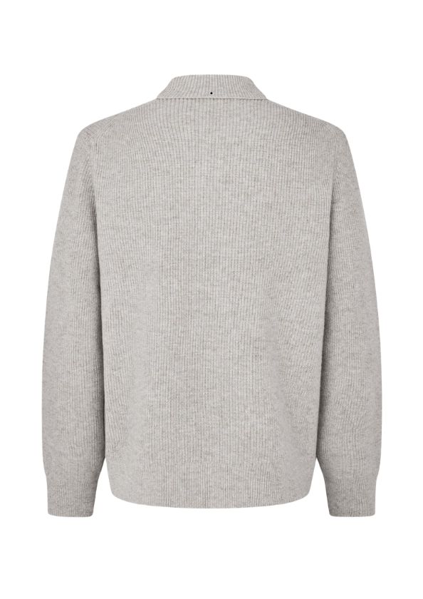 Samsoe Samsoe Saisaks HZ Polo 15010 Grey Melange Samsoe Samsoe Saisaks HZ Polo 15010 Grey Melange