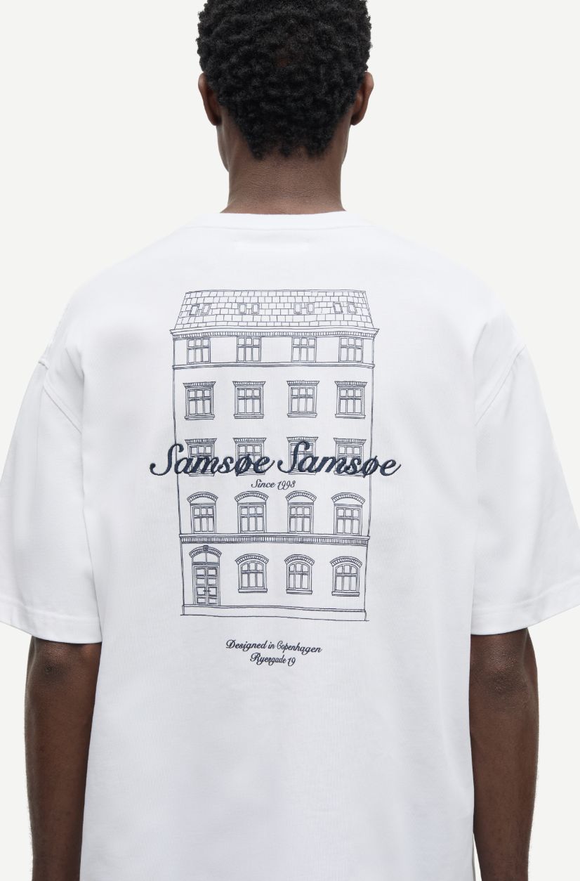 Samsoe Samsoe Sauni t-shirt 11725 White Building Samsoe Samsoe Sauni t-shirt 11725 White Building