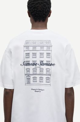 Samsoe Samsoe Sauni t-shirt 11725 White Building Samsoe Samsoe Sauni t-shirt 11725 White Building