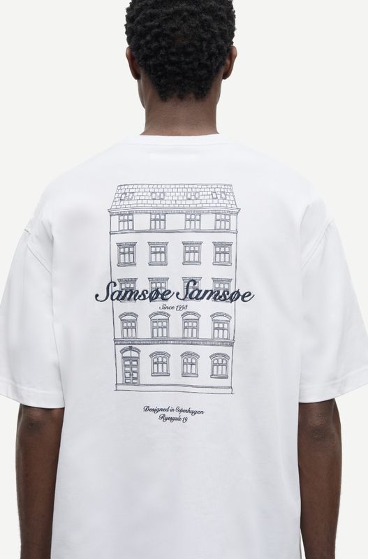 Samsoe Samsoe Sauni t-shirt 11725 White Building