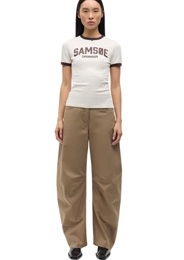 Samsøe Samsøe Saharpo trousers 16179 Lead Gray