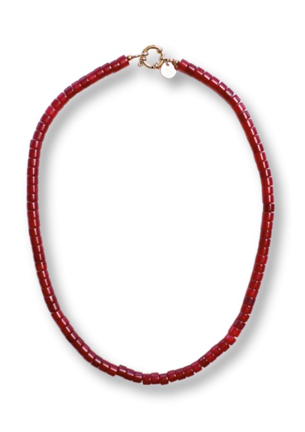 Bonnie Studios Moos Burgundy Necklace