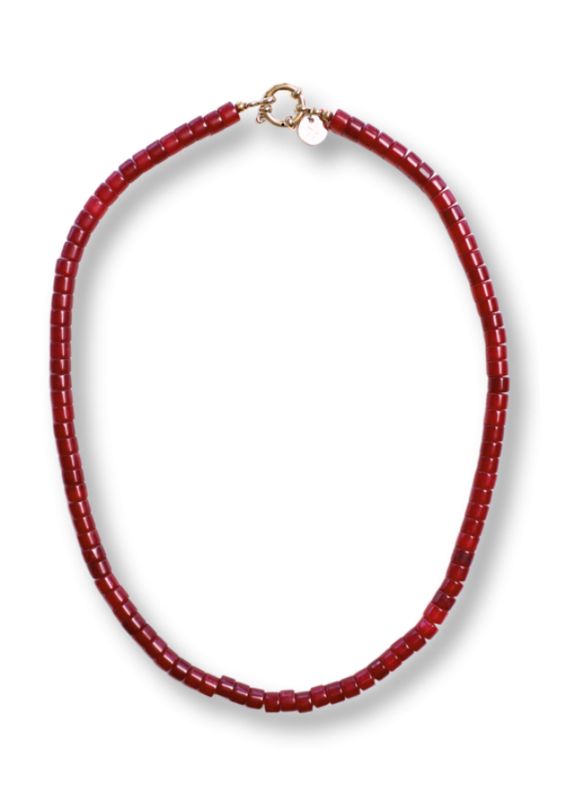 Bonnie Studios Moos Burgundy Necklace