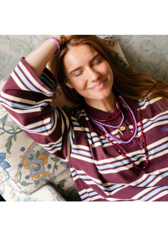 Bonnie Studios Moos Burgundy Necklace