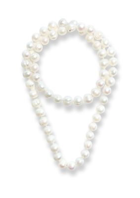 Bonnie Studios Fred Long Big Necklace White Bonnie Studios Fred Long Big Necklace White