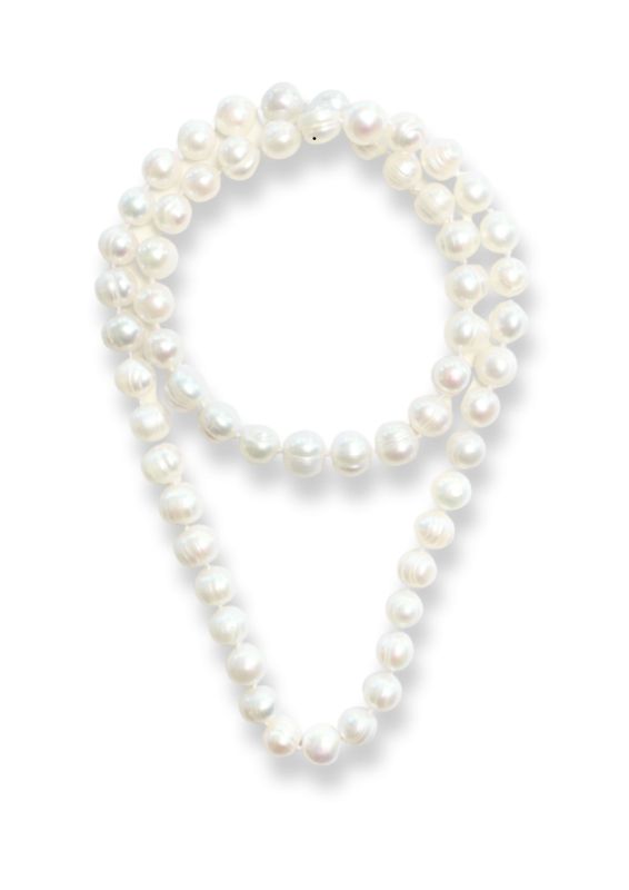 Bonnie Studios Fred Long Big Necklace White Bonnie Studios Fred Long Big Necklace White
