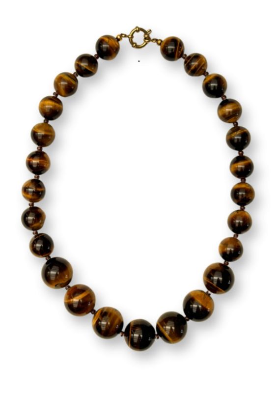 Bonnie Studios Brown Big Mixed Necklace Bonnie Studios Brown Big Mixed Necklace