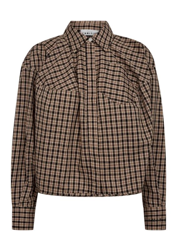 Haute L'Amitié Sophie Dessert Check Shirt Dessert