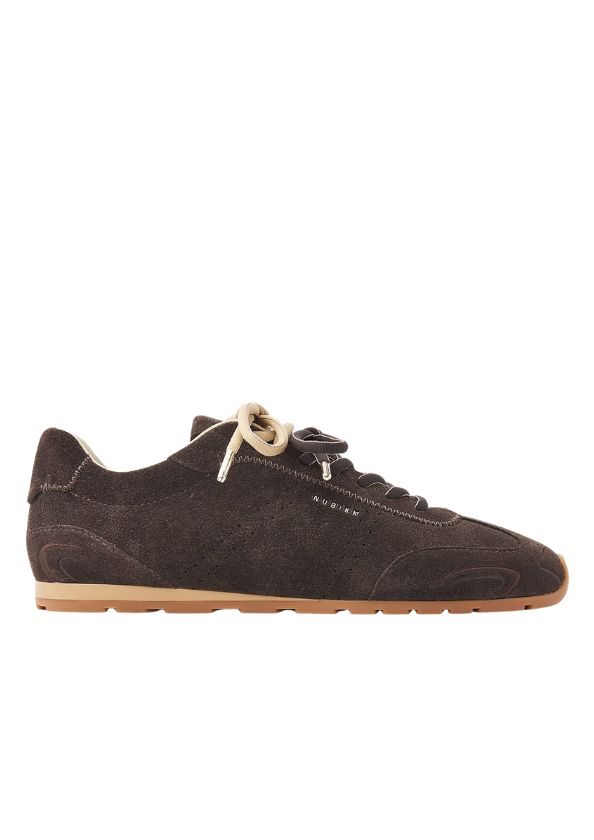 Nubikk Billy Lou II Donkergrijze Suède Sneakers voor Dames Nubikk Billy Lou II Donkergrijze Suède Sneakers voor Dames