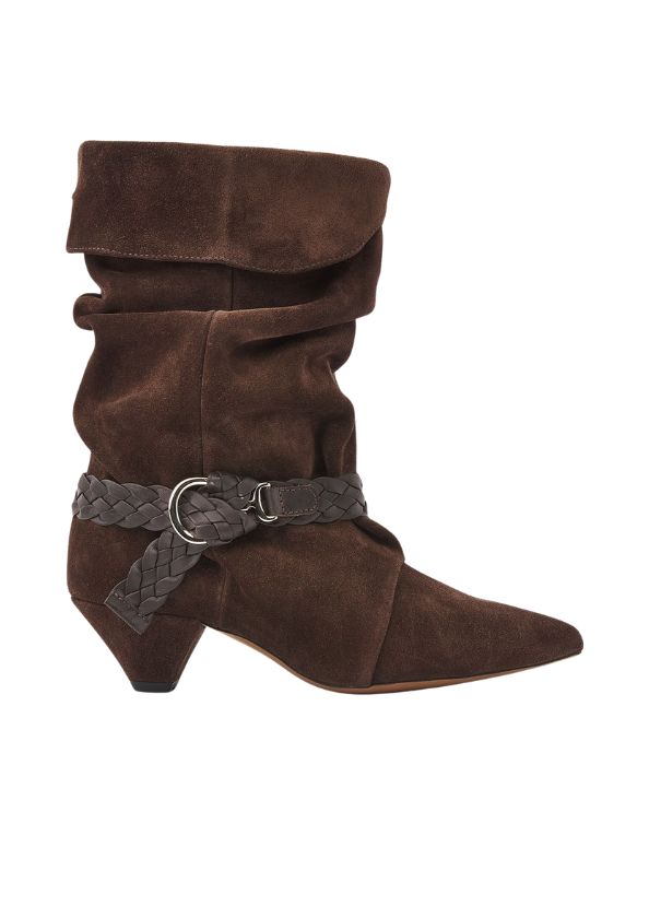 Nubikk Sally Lynn Bruine Suède Laarzen voor Dames Nubikk Sally Lynn Bruine Suède Laarzen voor Dames