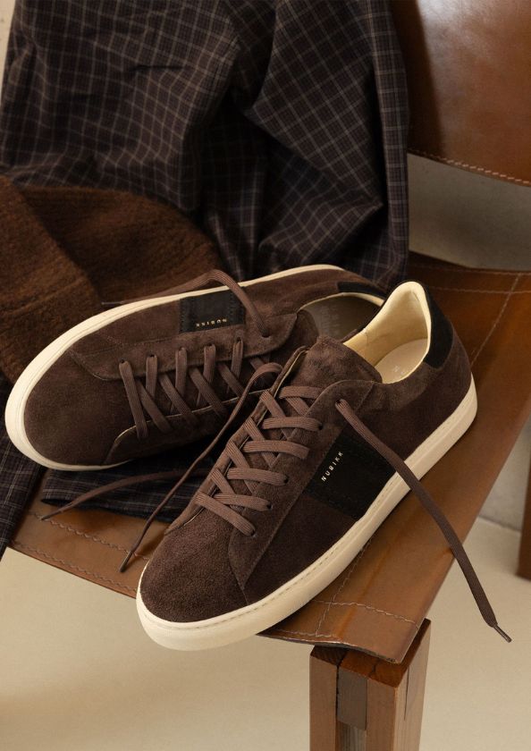 Nubikk Jase Morris Bruine Sneakers voor Heren Nubikk Jase Morris