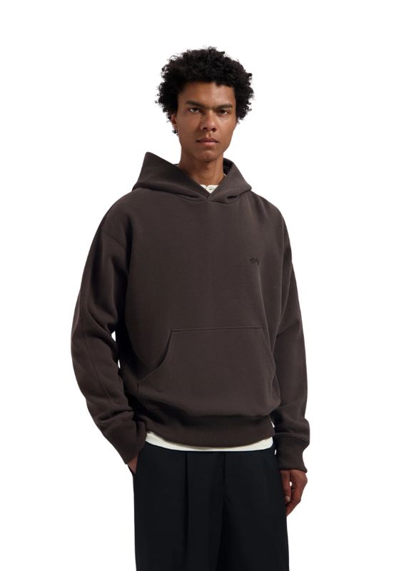 OLAF Signature Boxy Hoodie Chocolate Plum