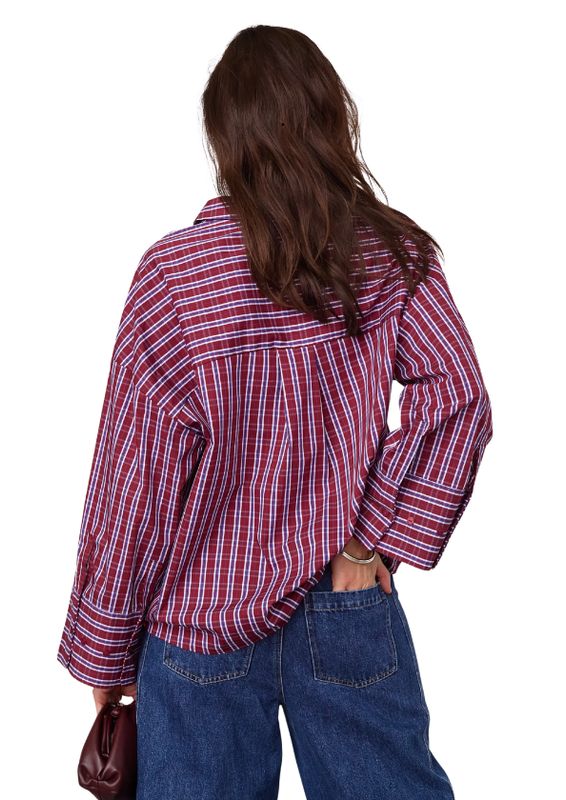 Co'Couture ReneeCC Check Cuff Shirt