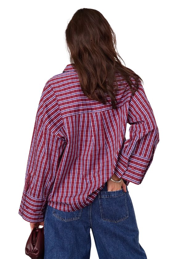 Co'Couture ReneeCC Check Cuff Shirt