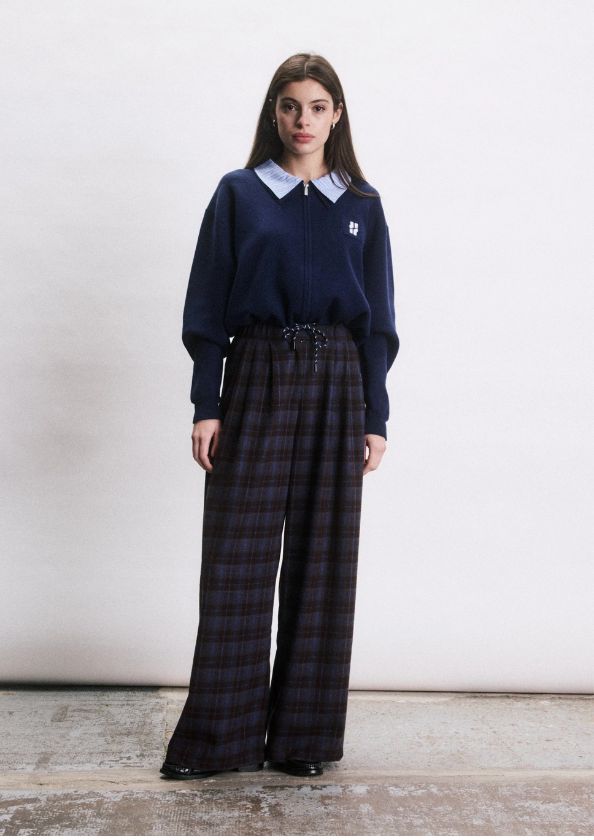JIJI Studio Cardigan Jim Navy Blue JIJI Studio Cardigan Jim Navy Blue, Maat: XS