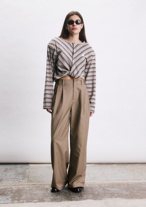 JIJI Studio Trousers Mark Beige