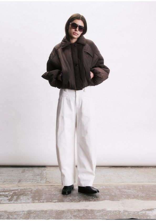JIJI Studio Puffer jacket Neil Chocolate JIJI Studio Puffer jacket Neil Chocolate, Maat: S