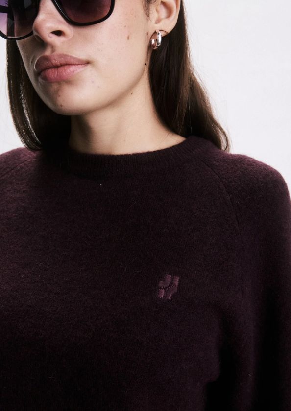 JIJI Studio Craig Sweater Bordeaux JIJI Studio Craig Sweater Bordeaux