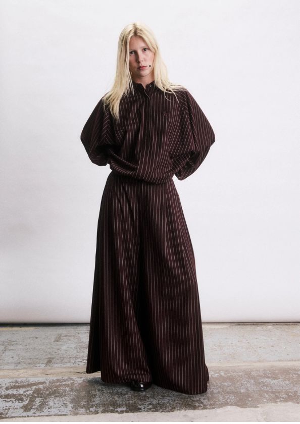 JIJI Studio Omar Shirt Bordeaux JIJI Studio Omar Shirt Bordeaux, Maat: XS
