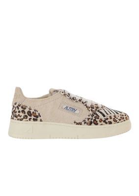 Autry Medalist low women Pony Safari Leopard Zebra Ivory Autry Medalist low women Pony Safari Leopard Zebra Ivory