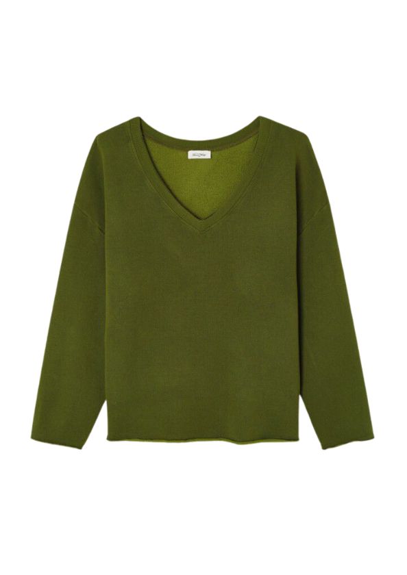 American Vintage Dames sweater Nishtown Pesto