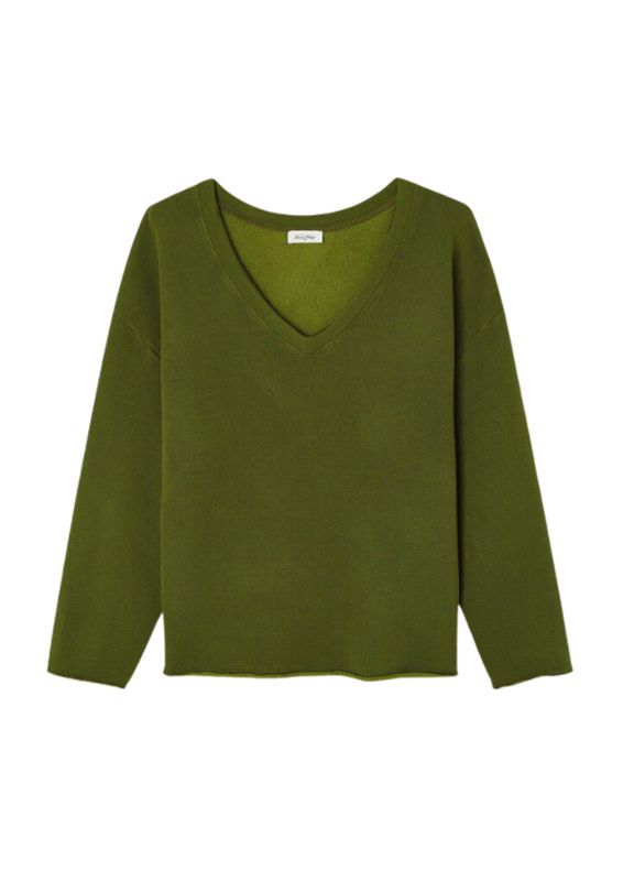 American Vintage Dames sweater Nishtown Pesto