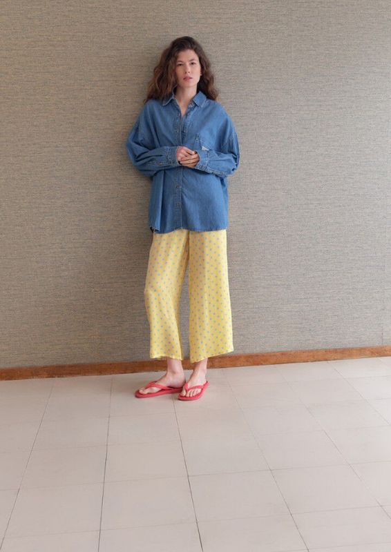 American Vintage Dameshemd Izeway Medium Blue