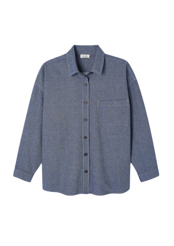 American Vintage Dameshemd Lofway Stone Blue