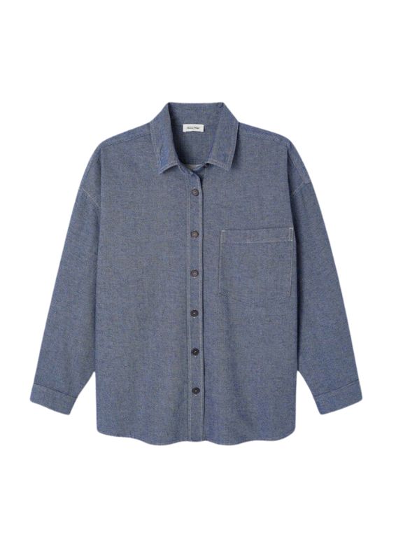 American Vintage Dameshemd Lofway Stone Blue