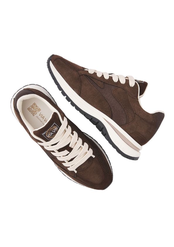 VIA VAI Usher Riggs bruine dames sneakers VIA VAI Usher Riggs