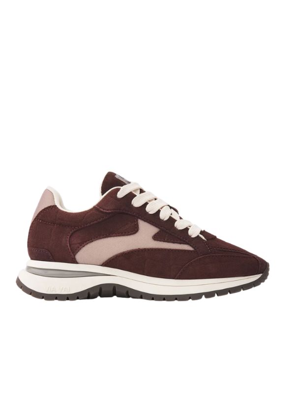 VIA VAI Usher Riggs bordeaux dames sneakers