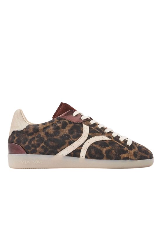 VIA VAI Nilla Khloe luipaardprint dames sneakers VIA VAI Nilla Khloe luipaardprint dames sneakers