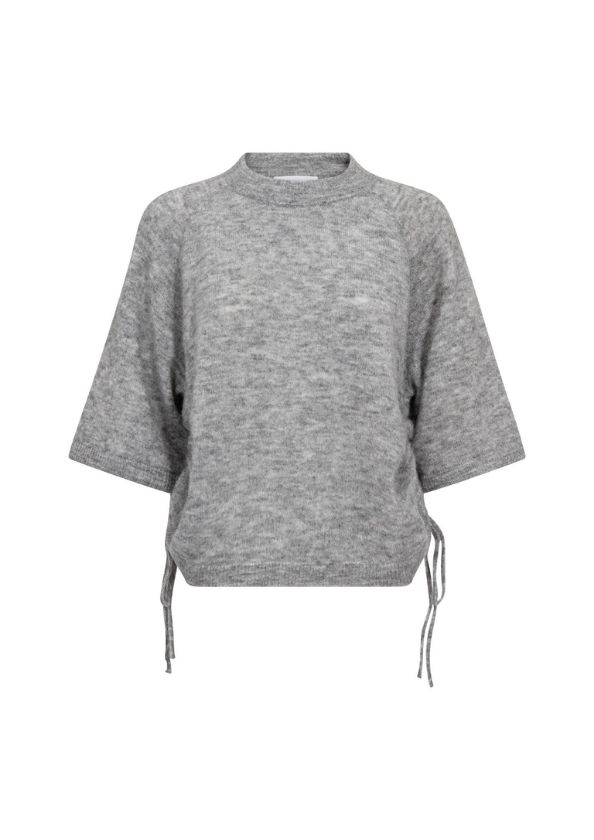 Co'Couture NoomiCC String Knit Grey Melange Co'Couture NoomiCC String Knit Grey Melange