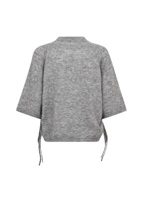 Co'Couture NoomiCC String Knit Grey Melange